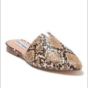 Steve Madden Snakeskin Mules